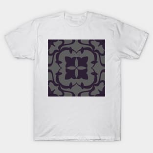 Purple and Gray Pattern T-Shirt